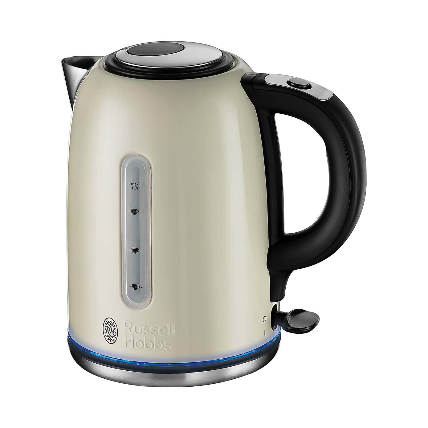 Russell Hobbs Brushed Stainless Steel 1.7L Quiet Boil Kettle