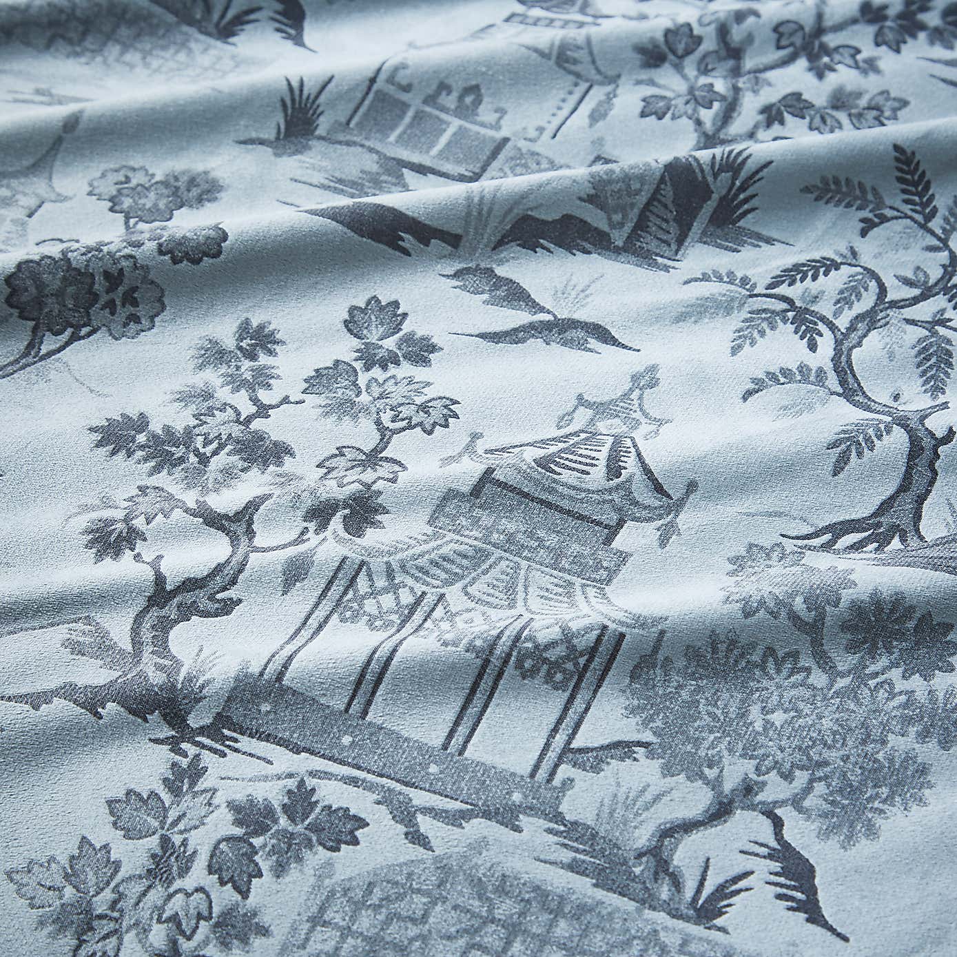 Makato Trail Blue Duvet Cover and Pillowcase Set