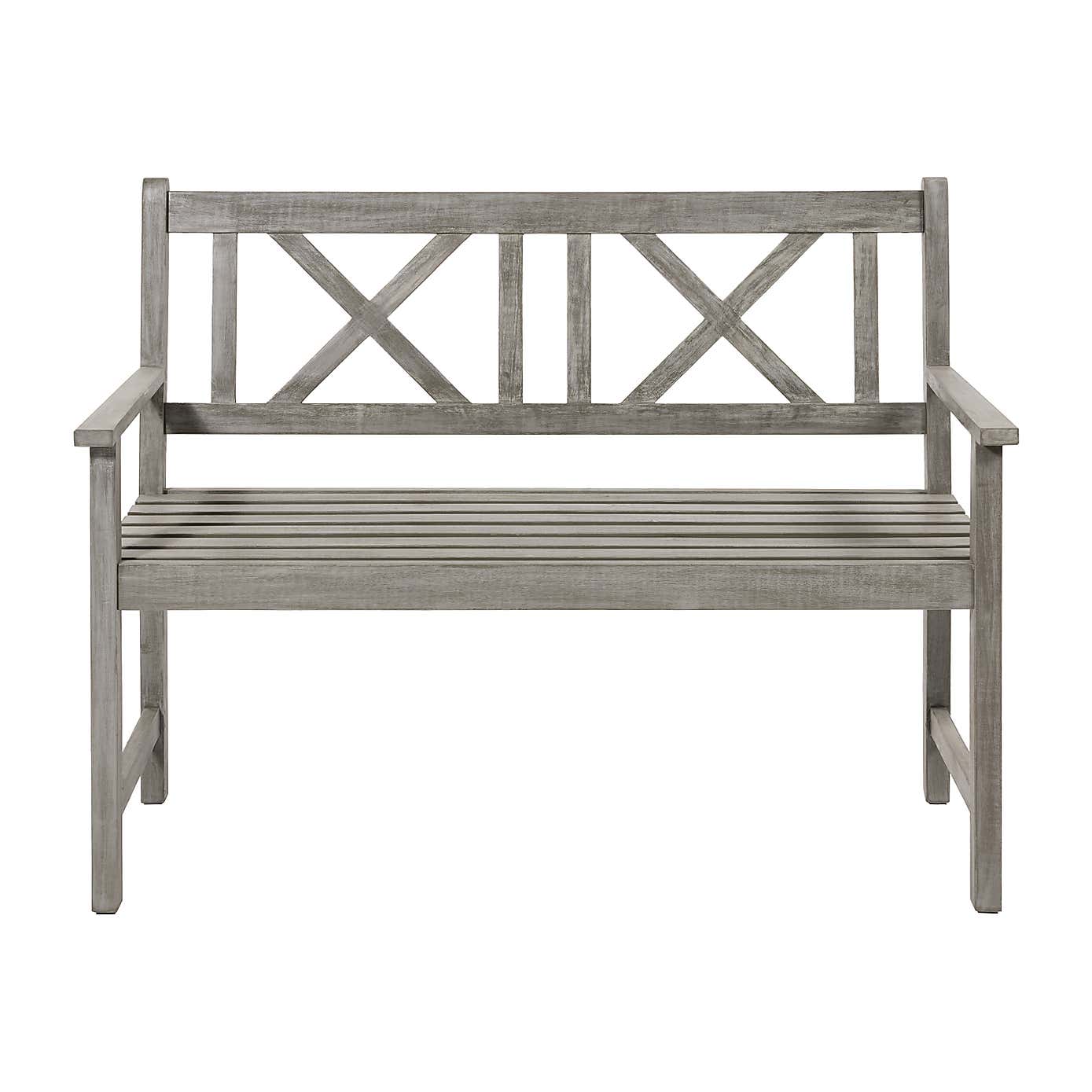 Cambridge 2 Seater Acacia Wood Bench