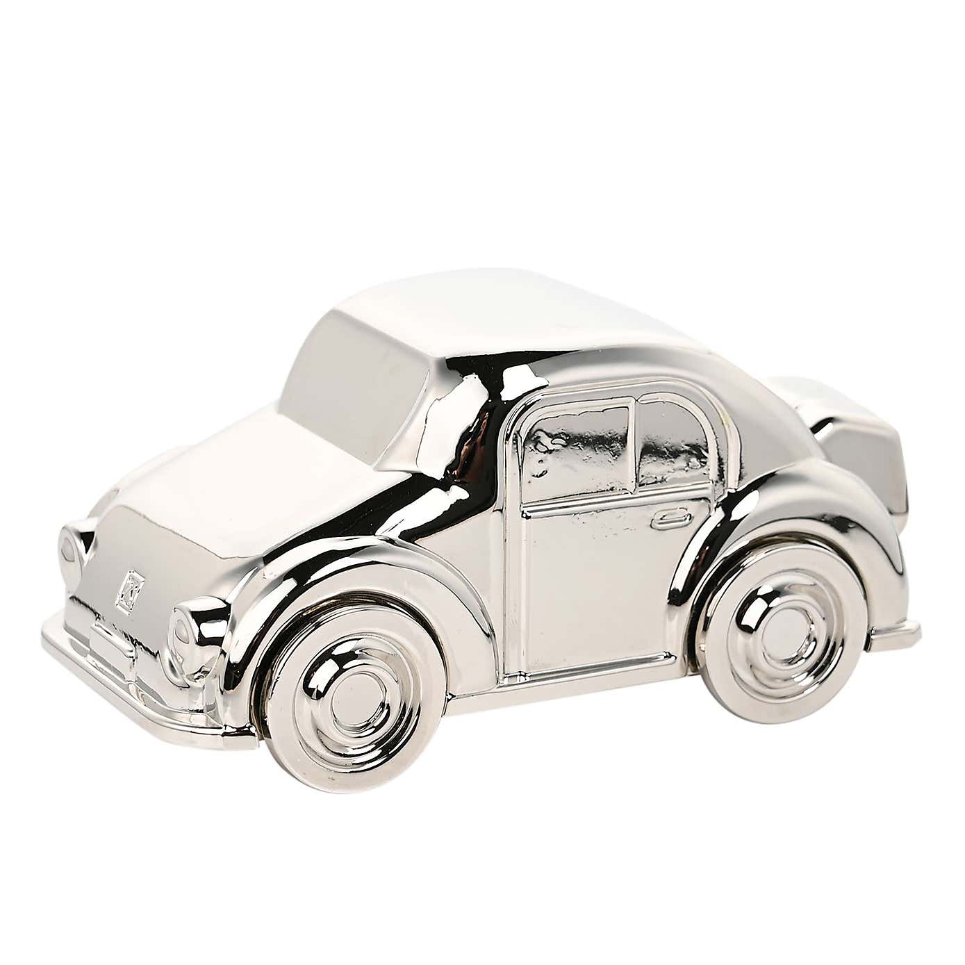 Bambino Silver Plated Car Money Box