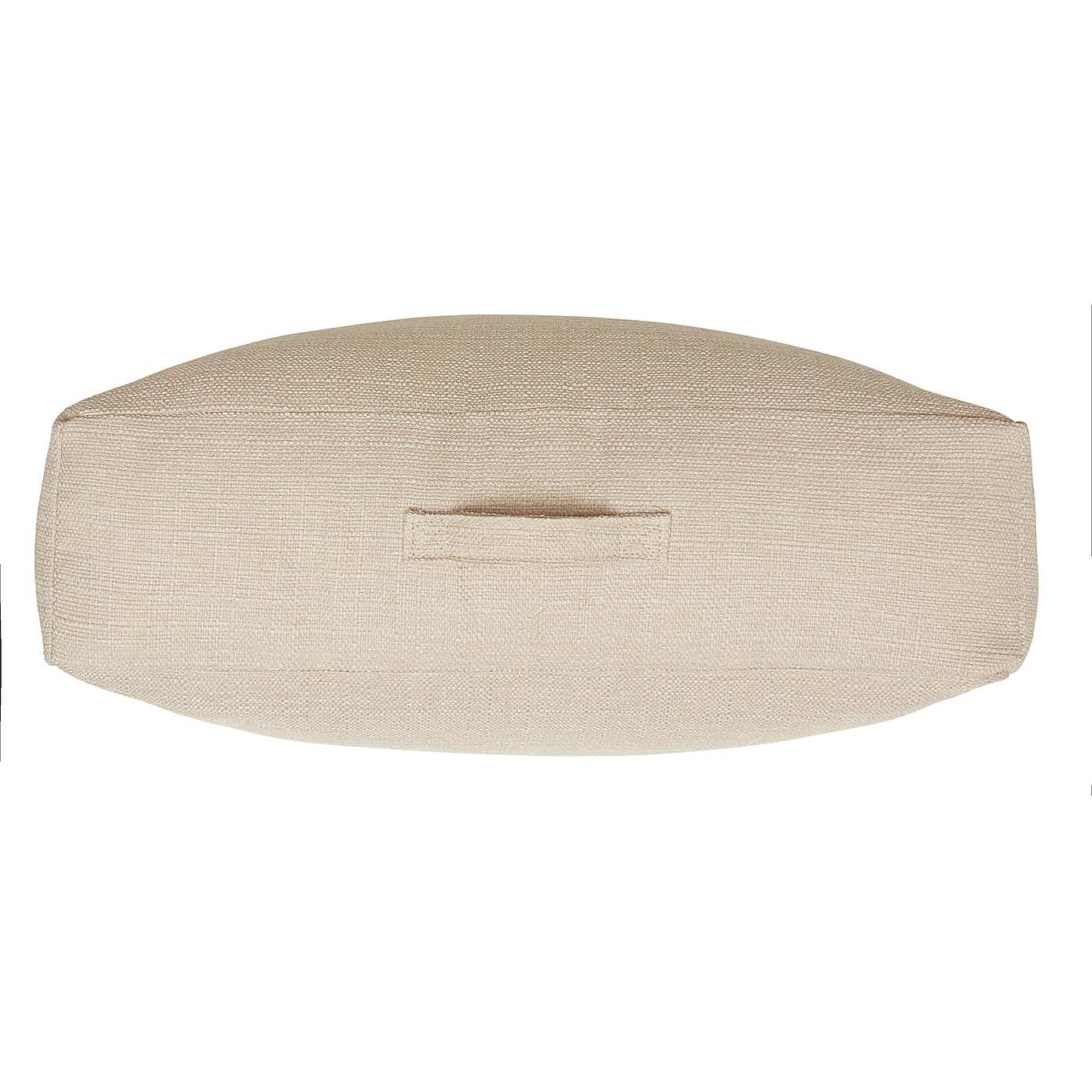 Slub Oatmeal Floor Cushion