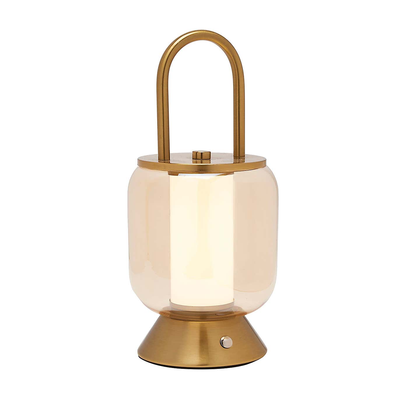 Hestia Lantern Rechargeable Colour Changing LED Touch Table Lamp