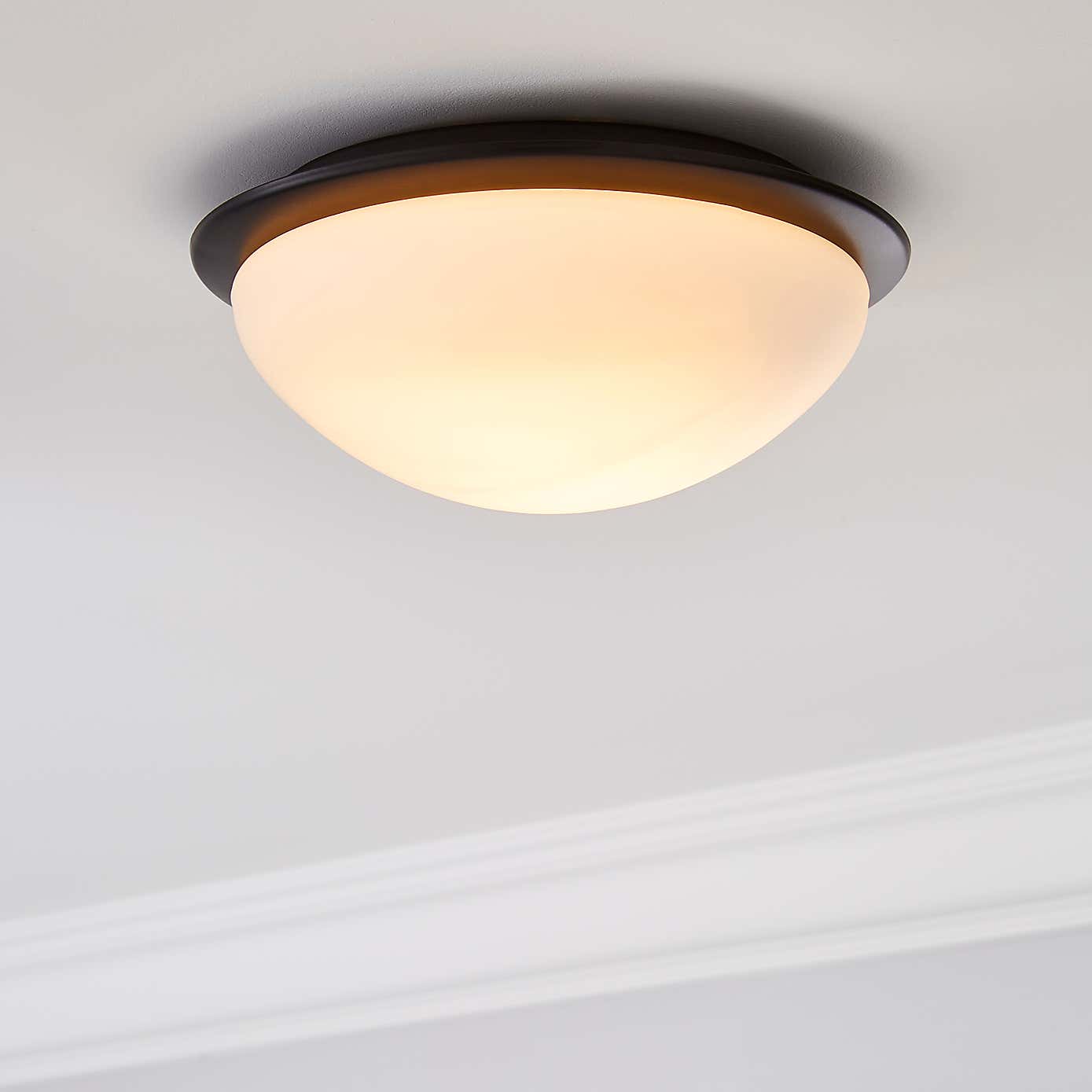 Lotto Bathroom Flush Ceiling Fitting