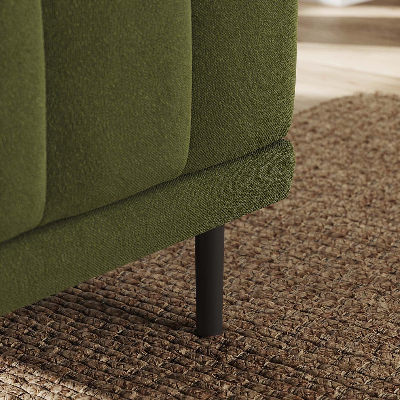 Amali Small Dining Bench, Boucle