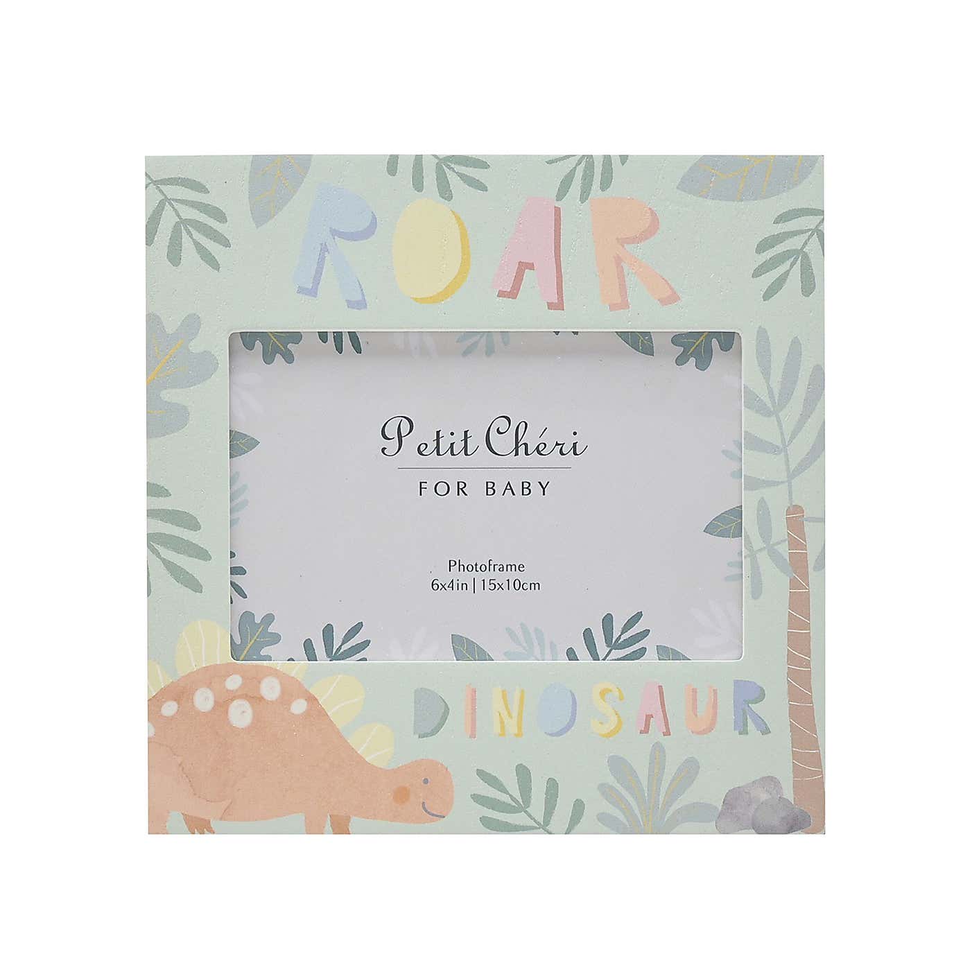 Petit Cheri Dinosaur Roar Green Photo Frame
