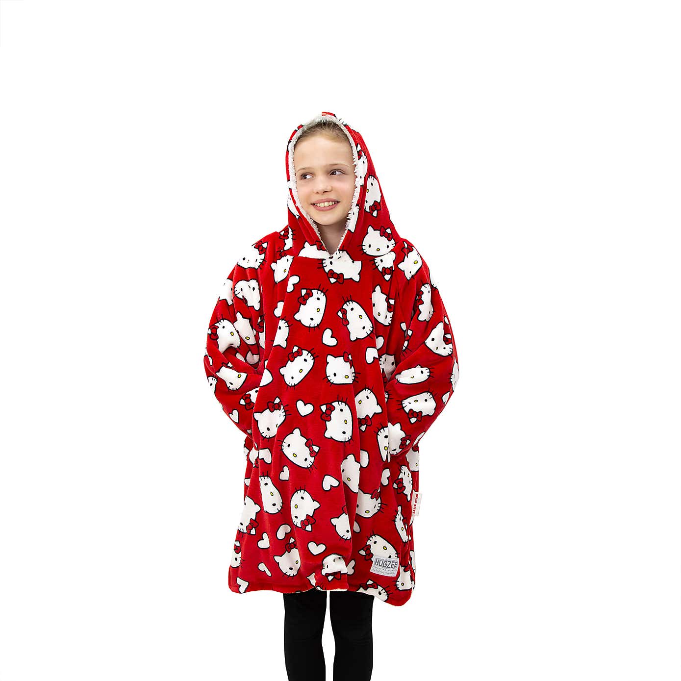 Hello Kitty Love Hearts Hugzee Blanket Hoodie