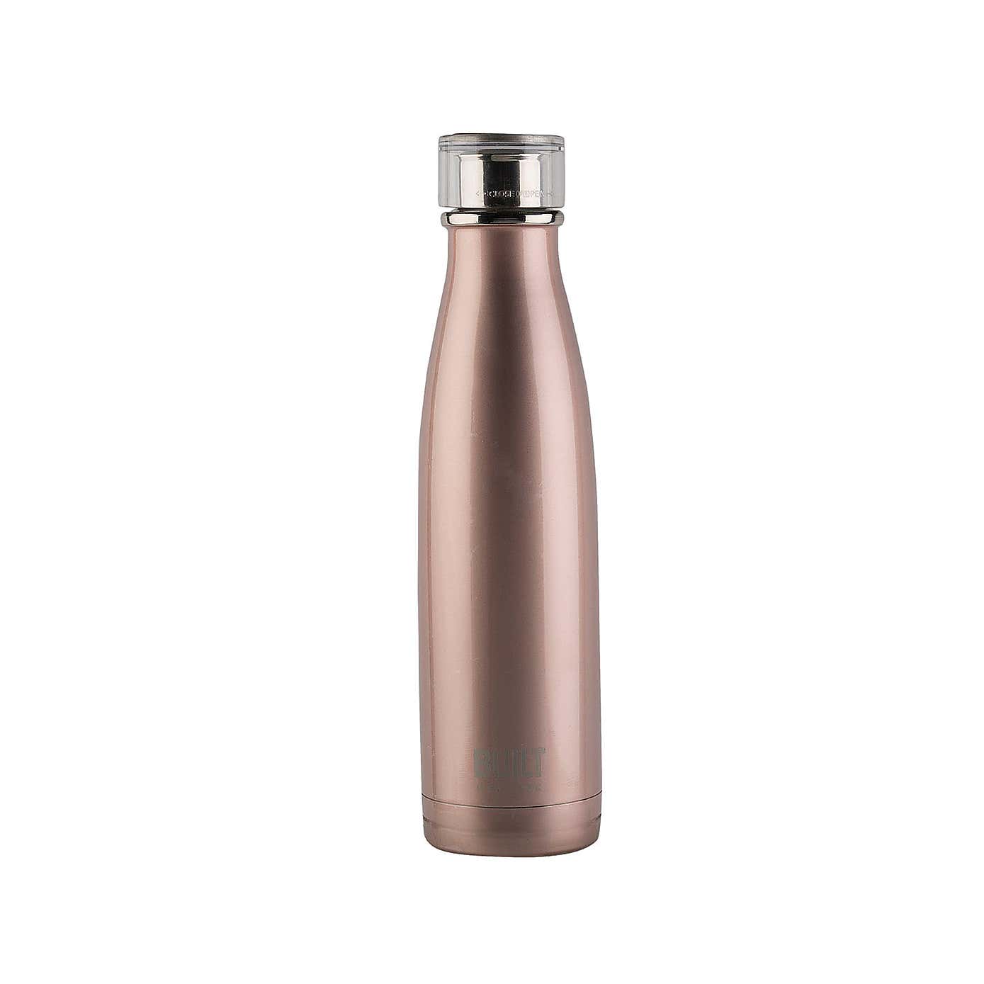 Built 480ml Double Walled Insulated Rose Gold Water Bottle
