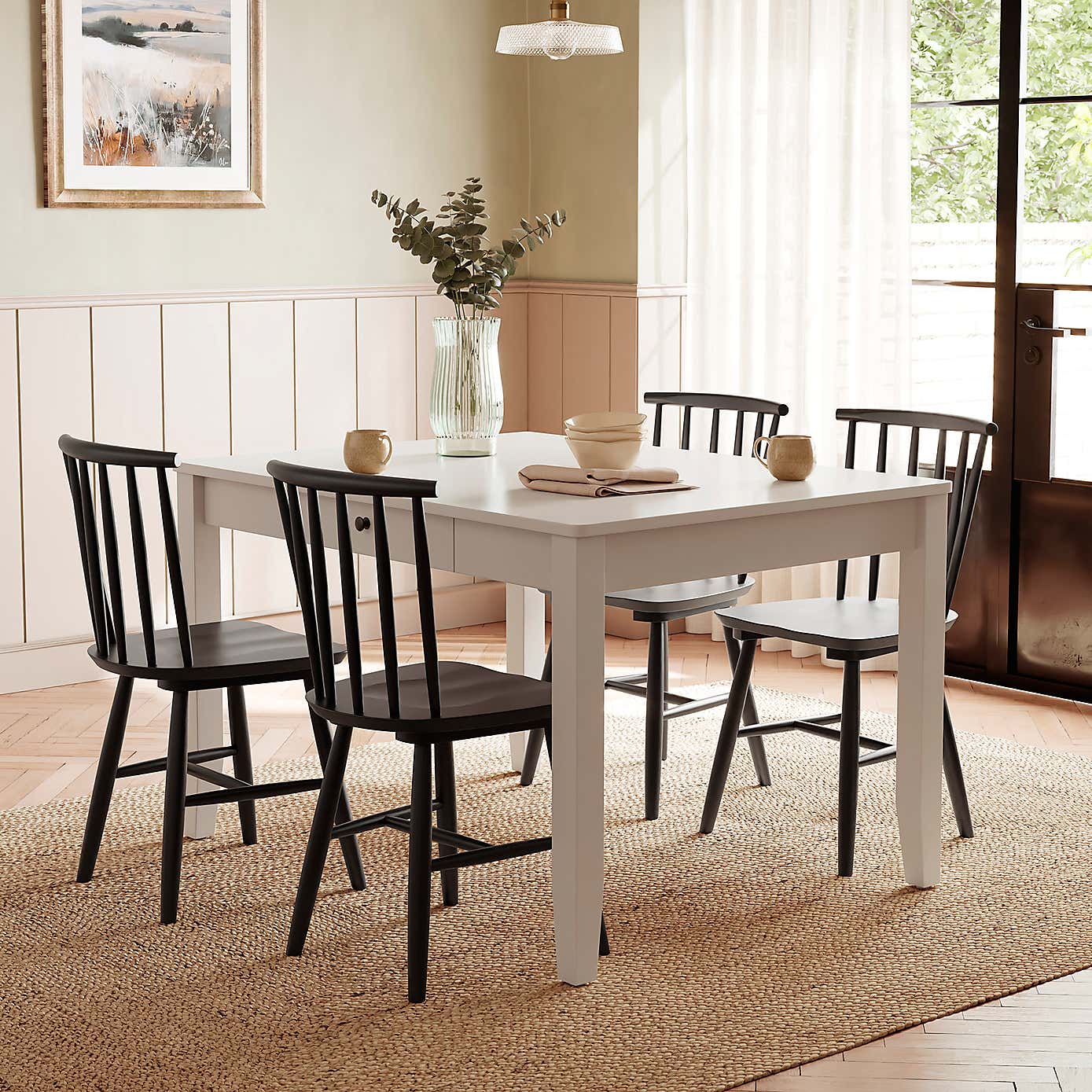 Lynton Compact Rectangular 4 Seater Dining Table