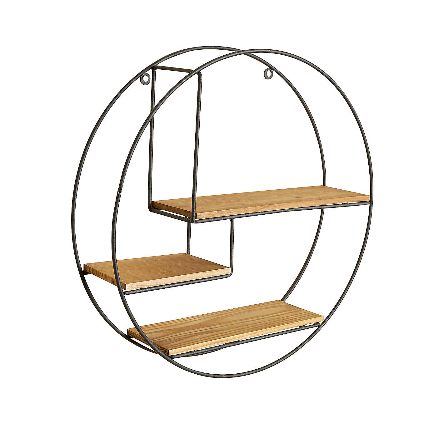 Industrial Large Circle Shelf