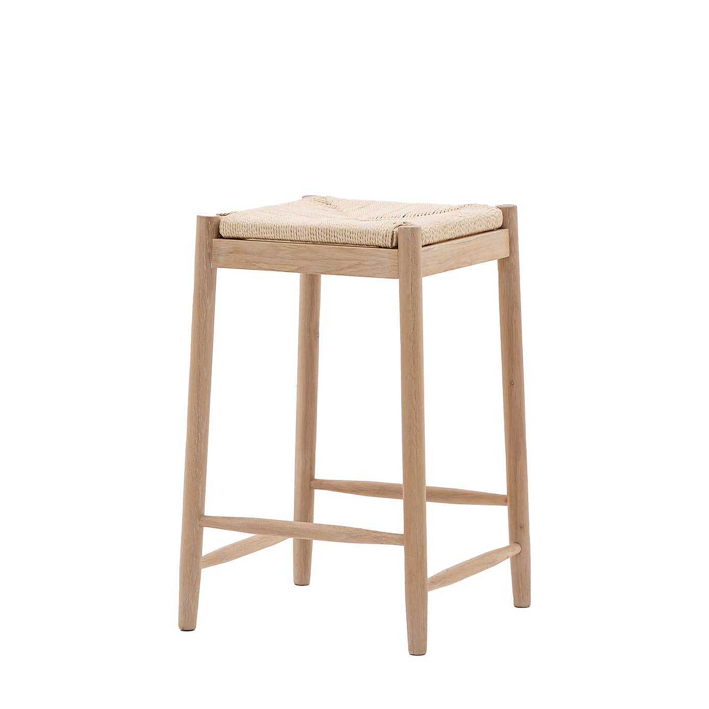 Elda Rope Dining Stool, Natural
