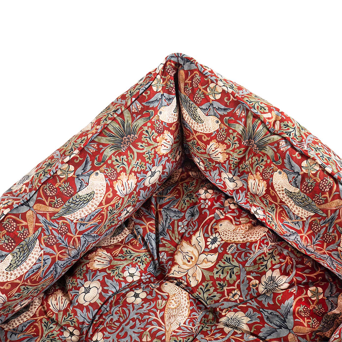 Morris & Co Strawberry Thief Pet Box Bed