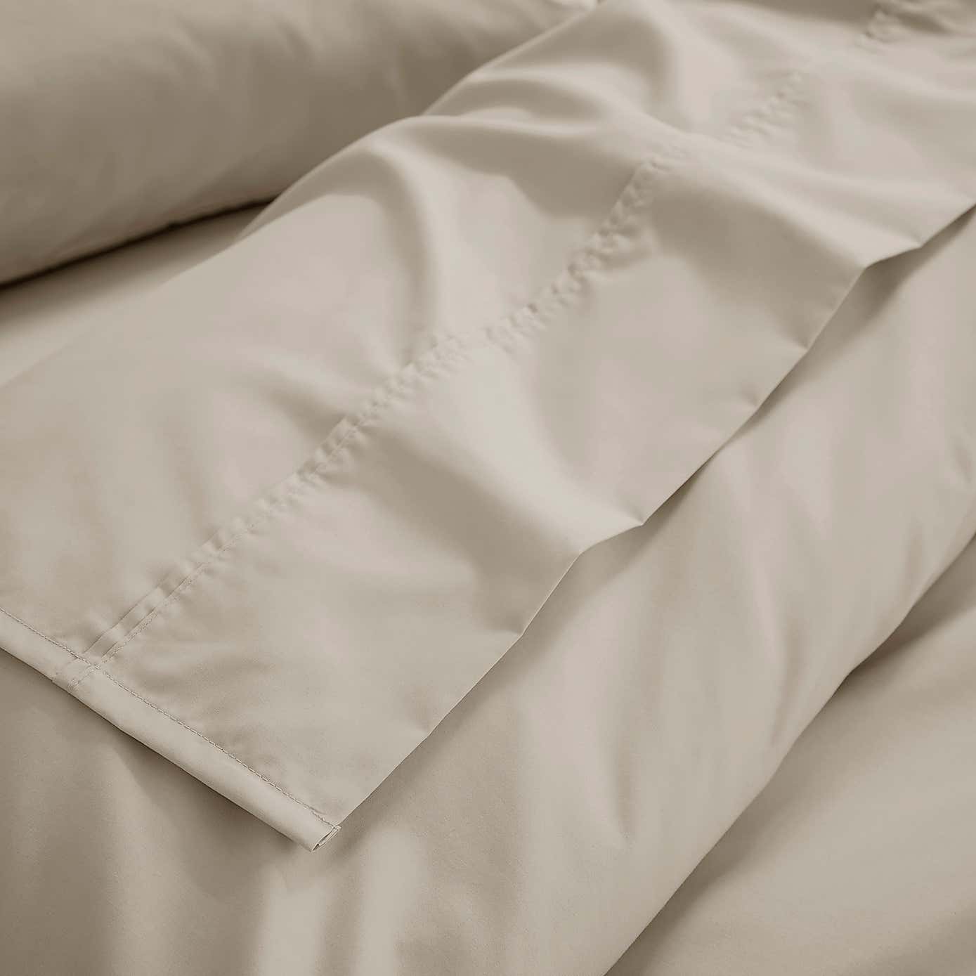 Dorma 400 Thread Count Cotton Percale Flat Sheet