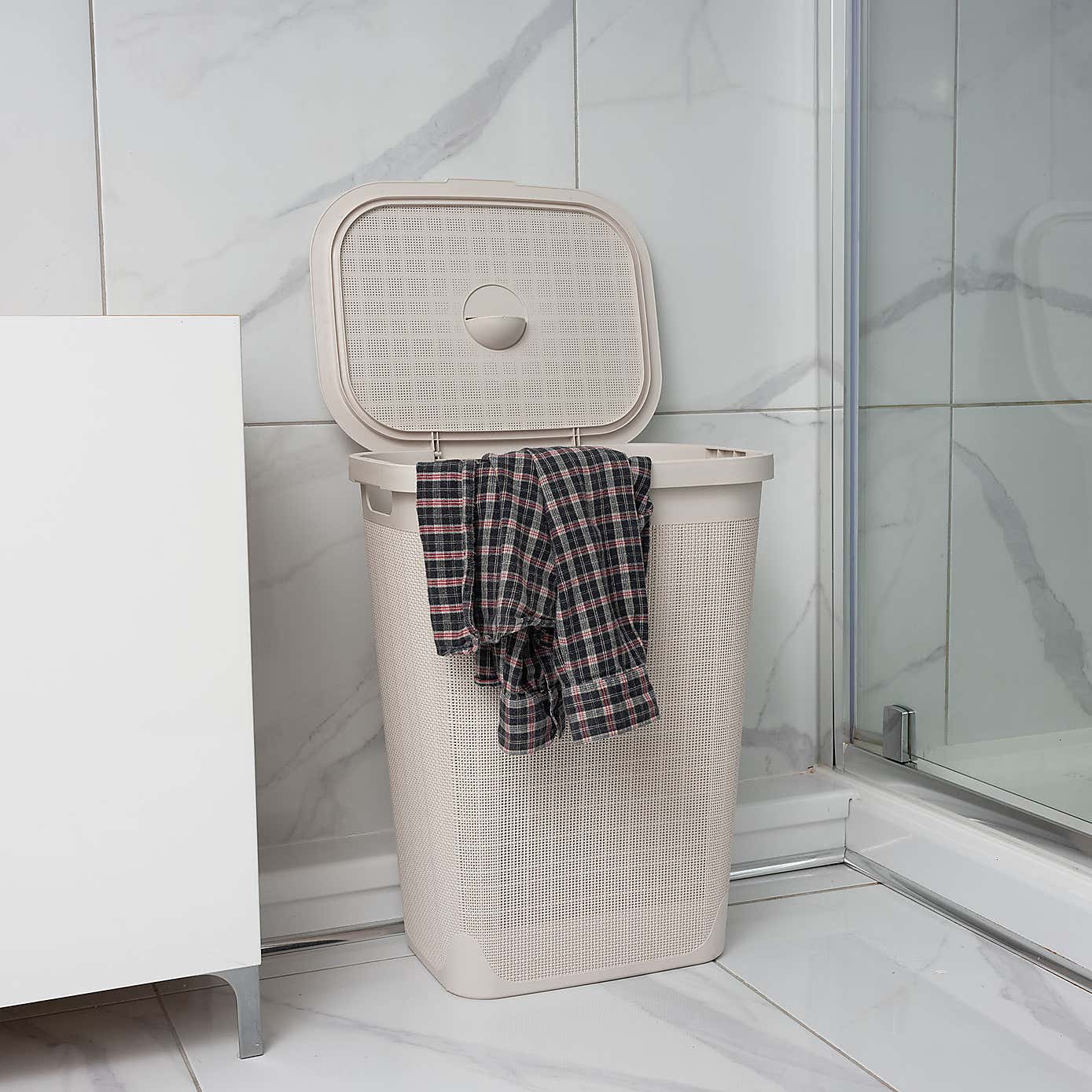 Addis Hessian 60L Laundry Hamper