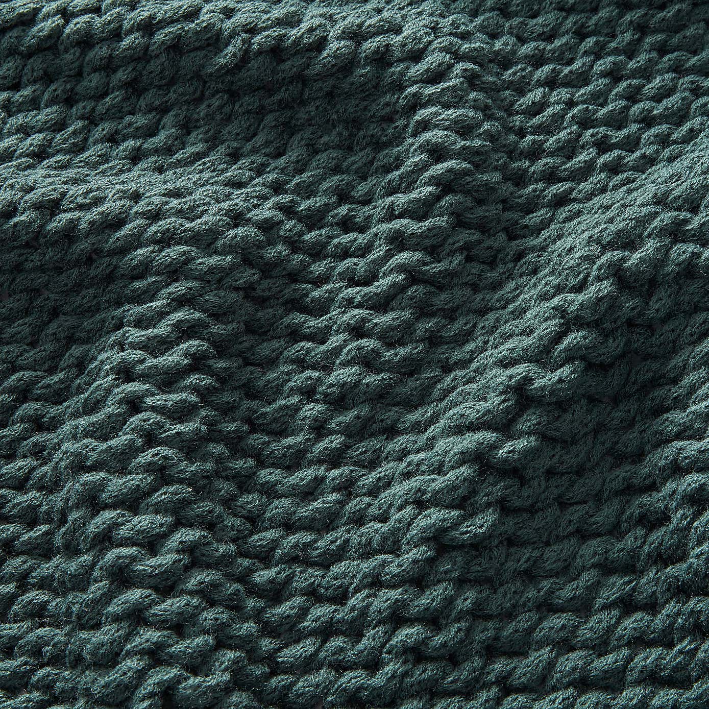 Chunky Knit Recycled Throw 130cm x 170cm