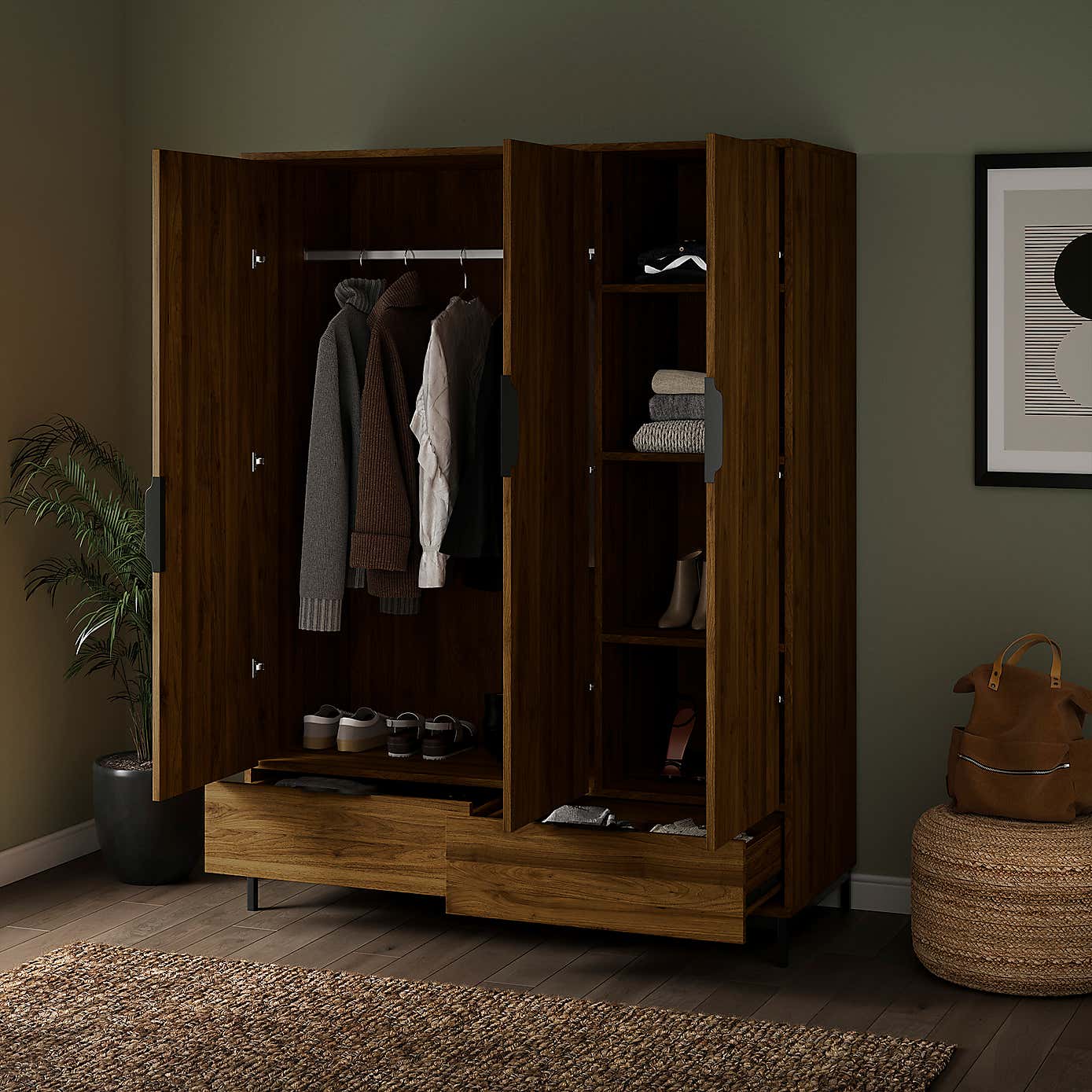 Reynolds Triple Wardrobe