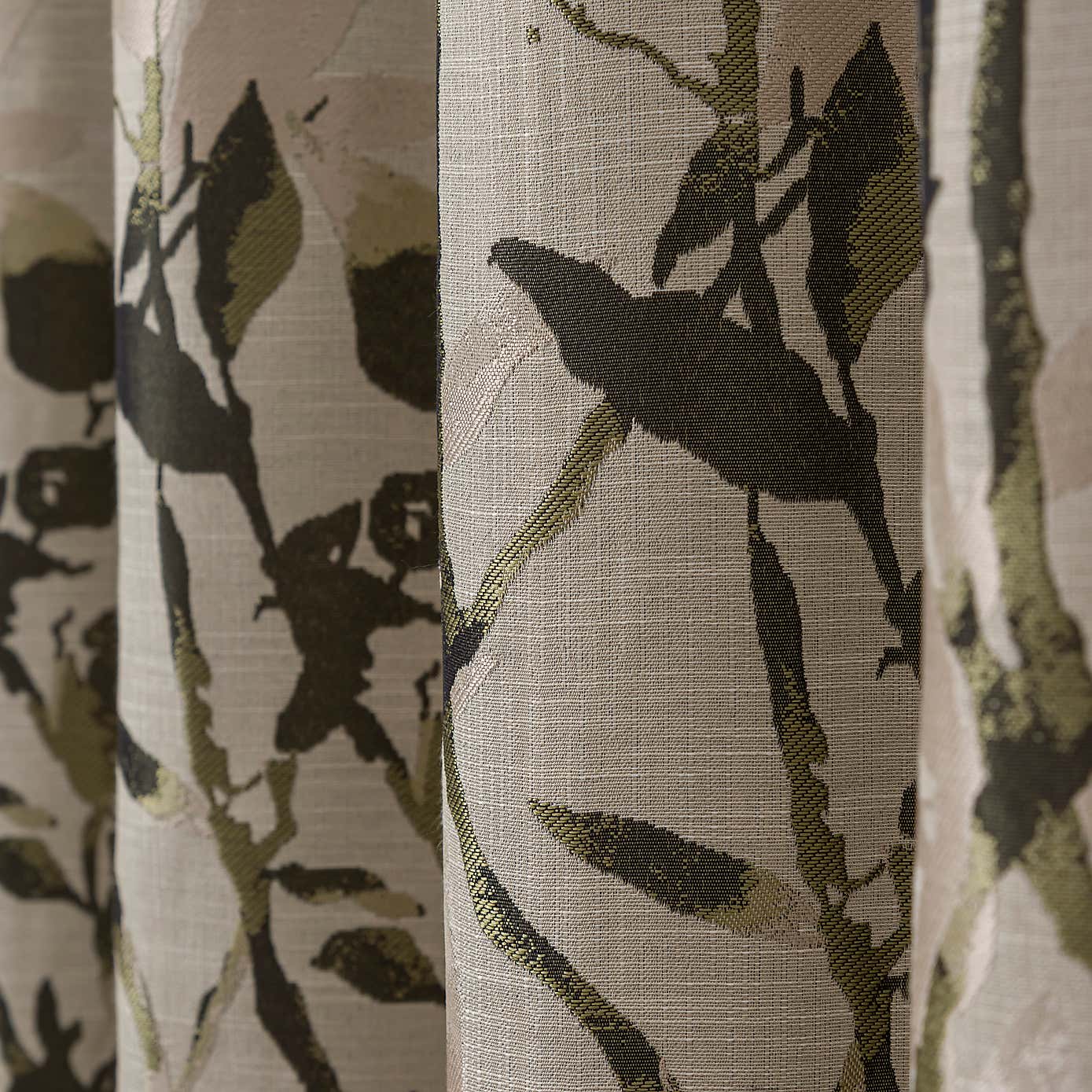 Zen Jacquard Eyelet Curtains