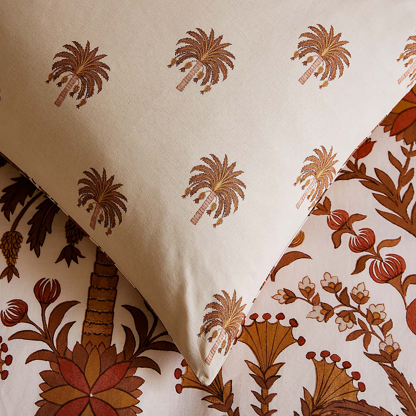 Palma Tropics 100% Cotton Duvet Cover and Pillowcase Set