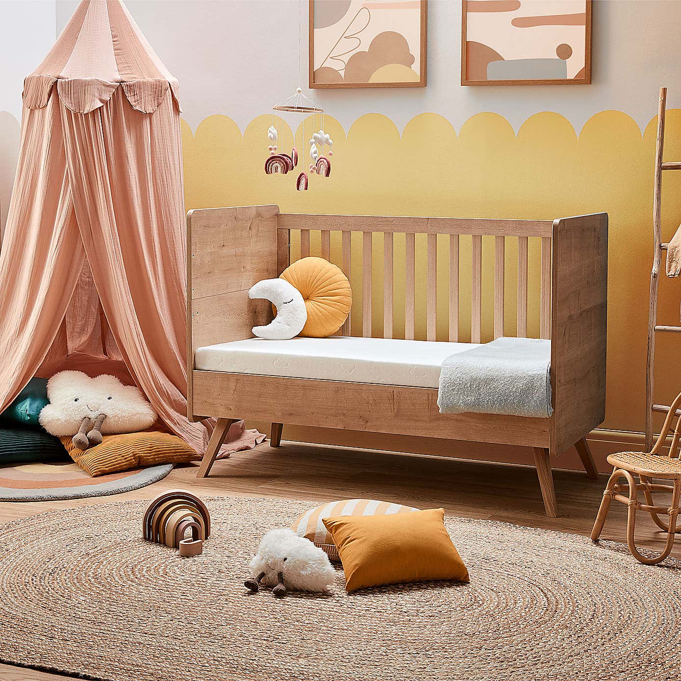 Safe Nights Snuggle Breathable Cot Mattress