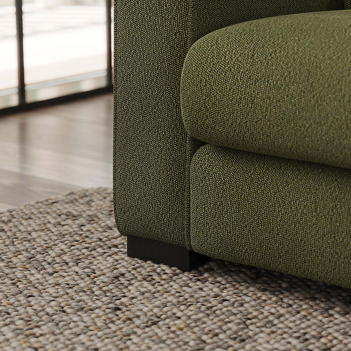 Carson Tonal Boucle 2 Seater Sofa