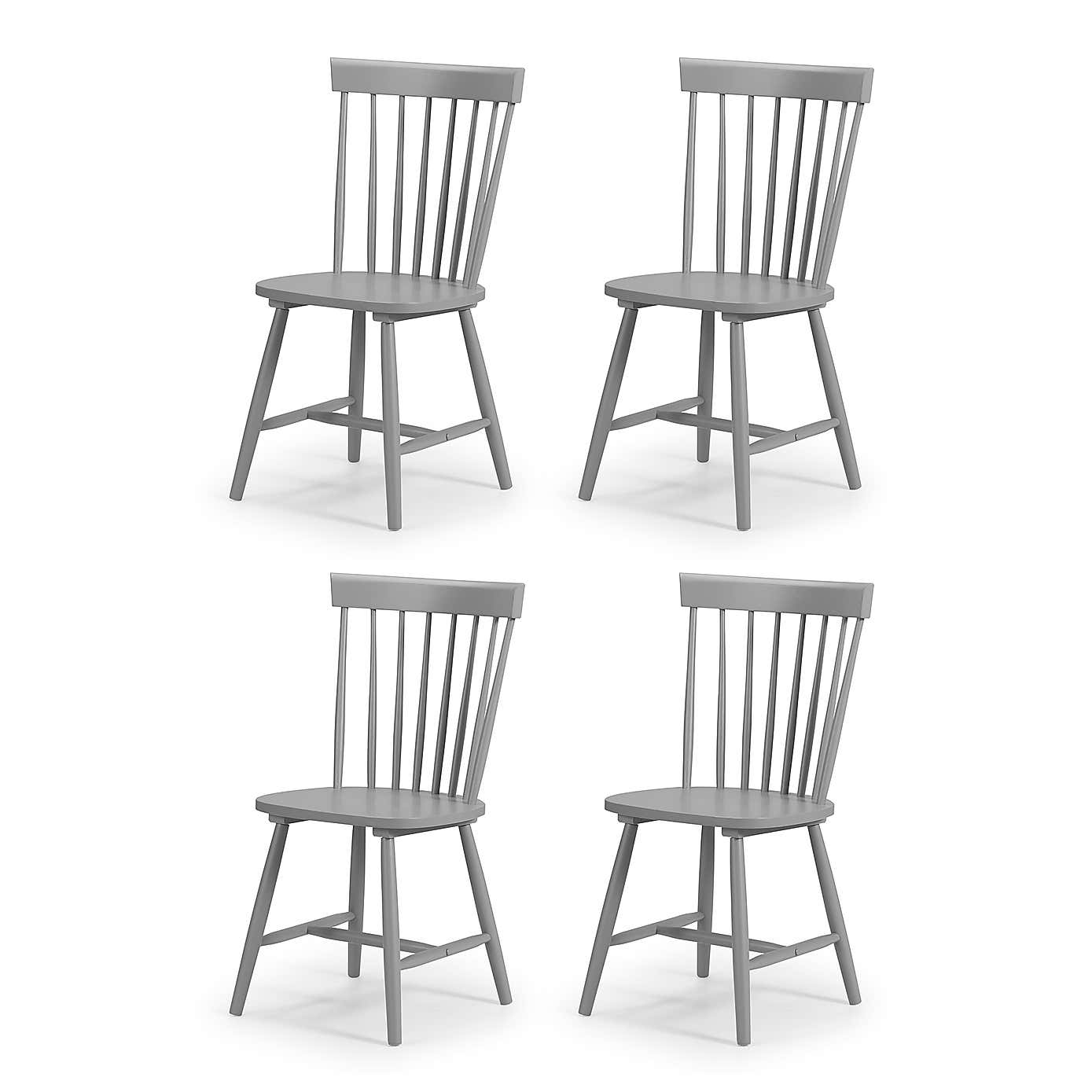 Torino Set of 4 Chairs Black