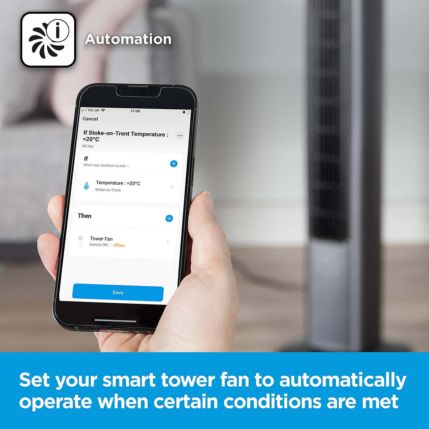 Black And Decker 36" Smart Tower Fan