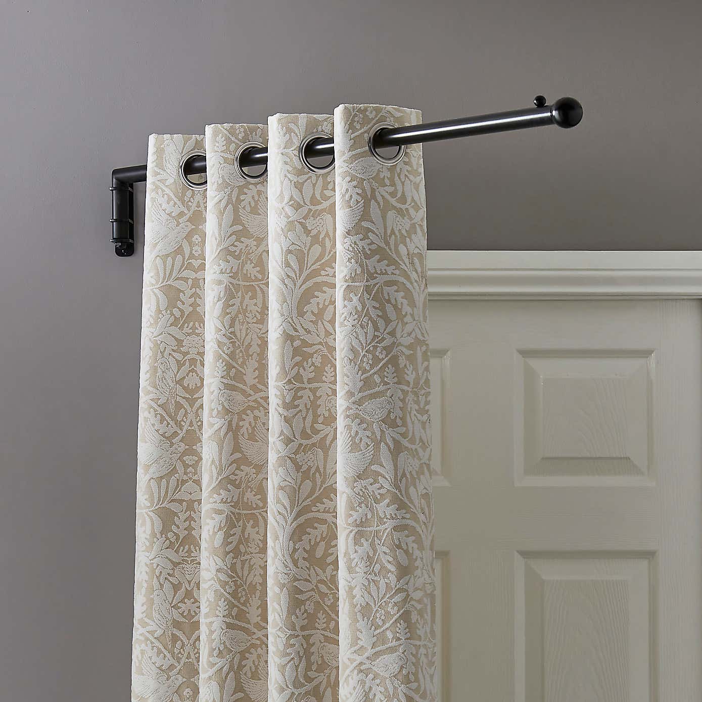 Ashton Metal Door Curtain Pole