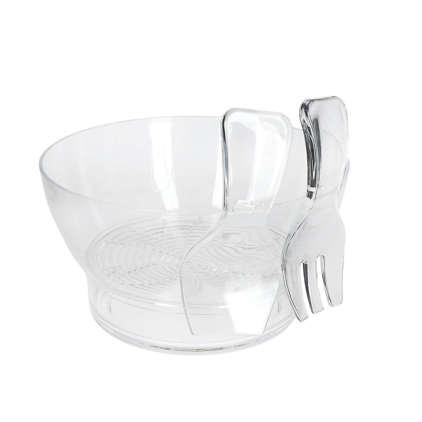 Plastic Iced Salad Bowl with Servers
