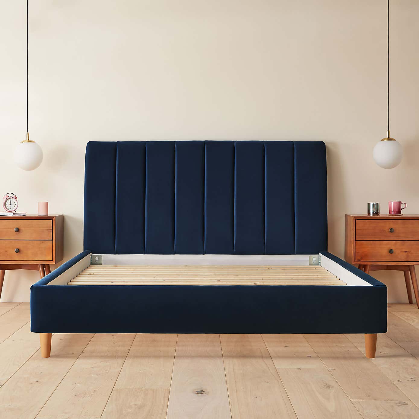 Silentnight Octavia Bed Frame, Velvet