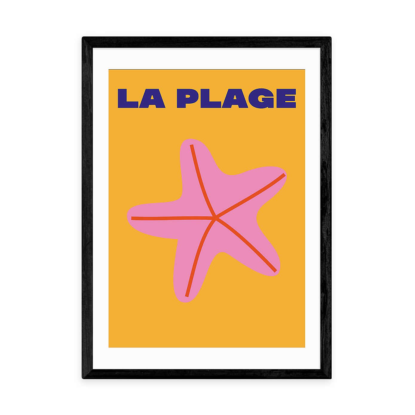 East End Prints La Plage Print by Inoui