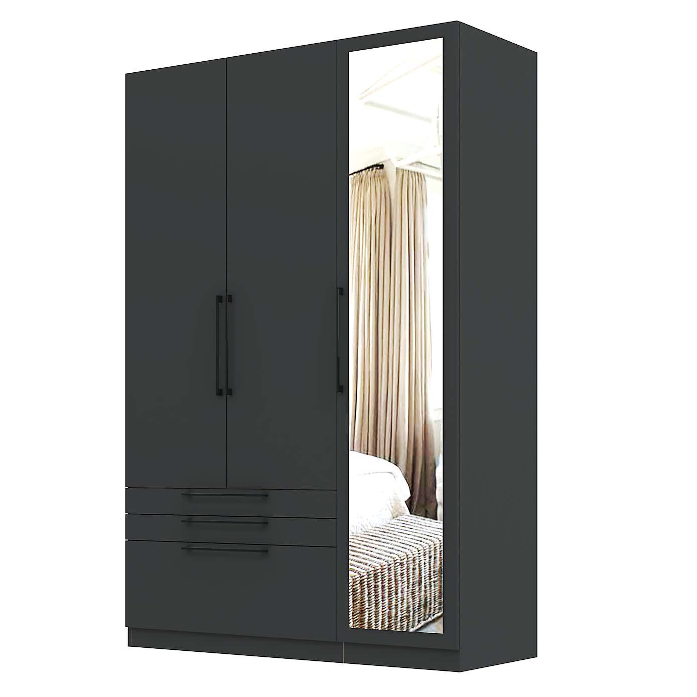 Foster Triple 3 Drawer Wardrobe