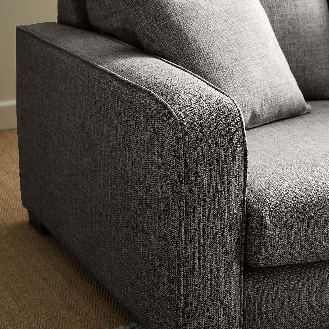 Carson Chunky Multi Weave Left Hand Corner Sofa