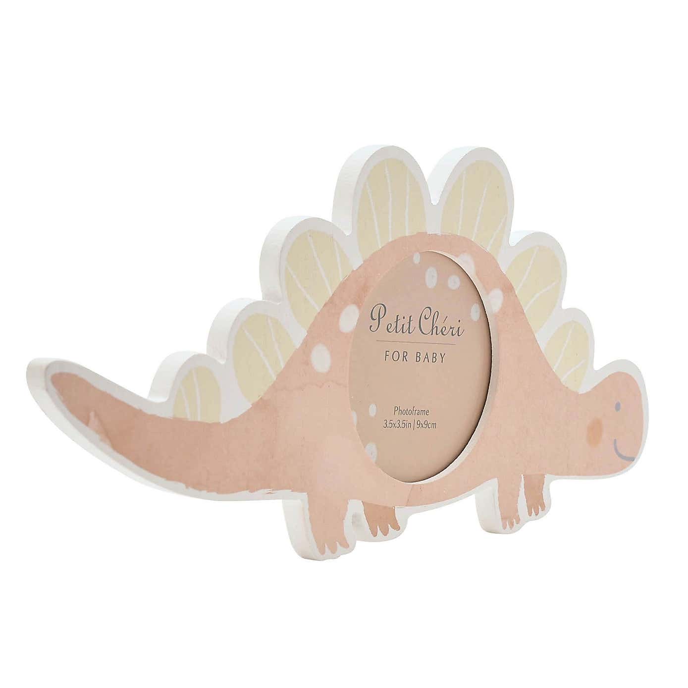 Petit Cheri Pink Stegosaurus Photo Frame