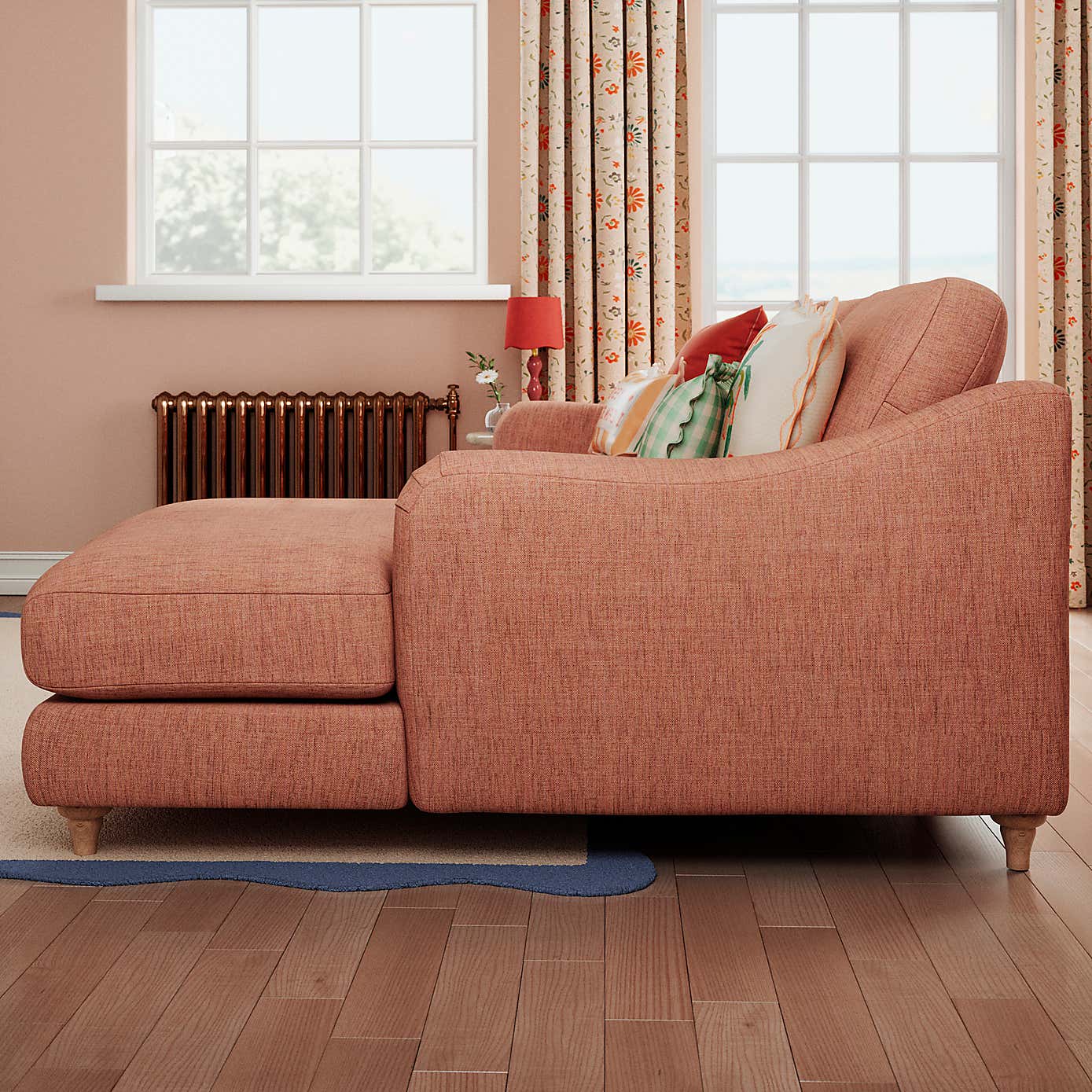 Slub Faux Linen Fabric Sample