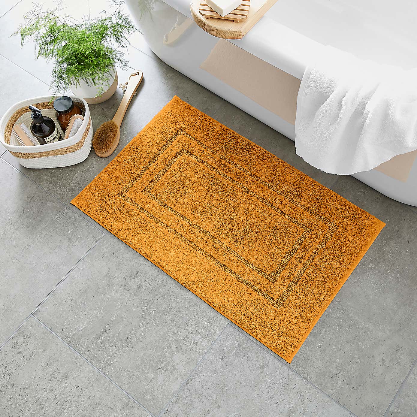 Luxury Cotton Bath Mat