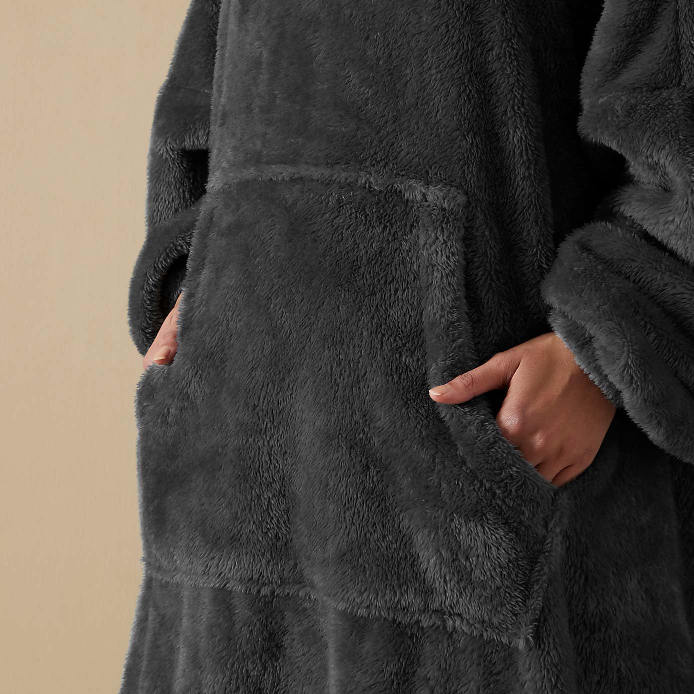 Teddy Oversized Blanket Hoodie