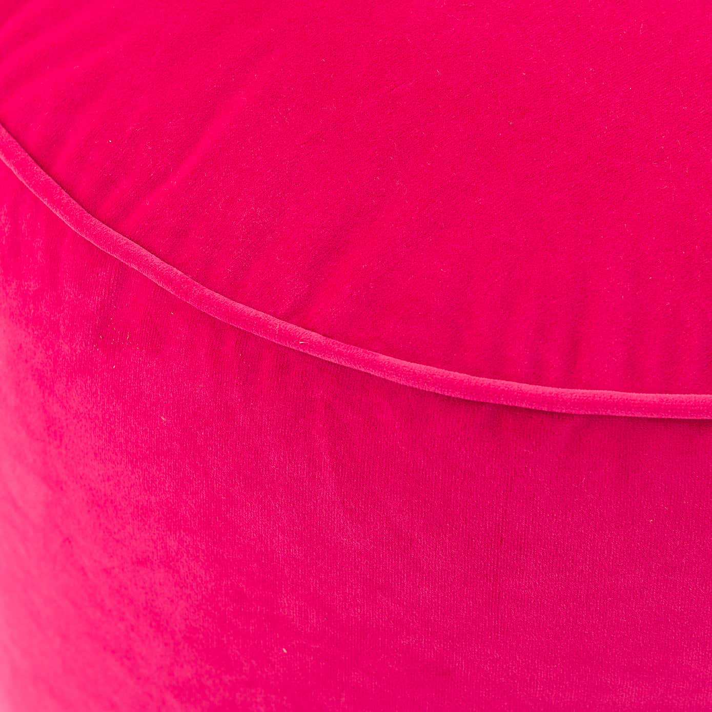 Eliza Velvet Old Gold Pouffe