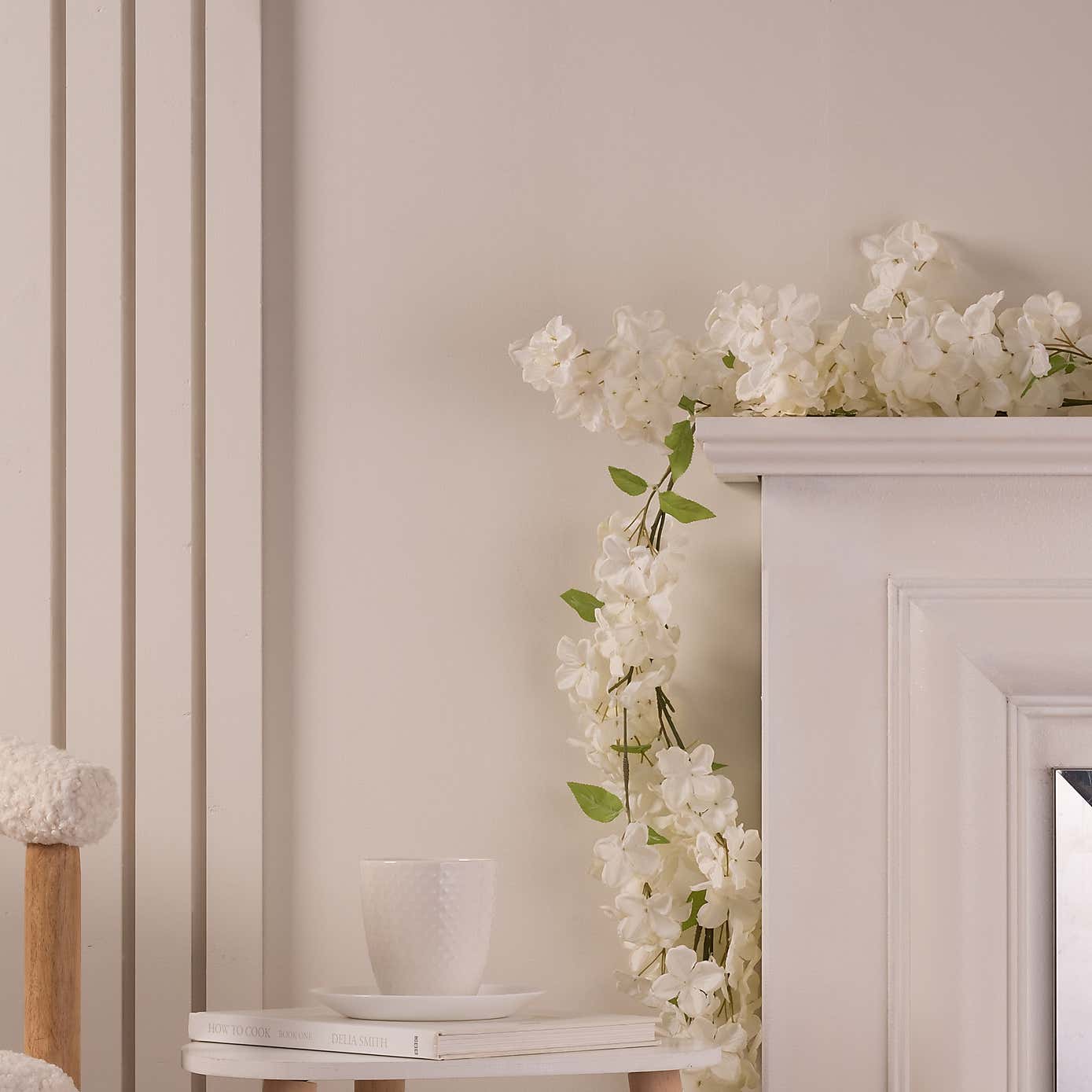 Artificial Trailing Hydrangea Garland