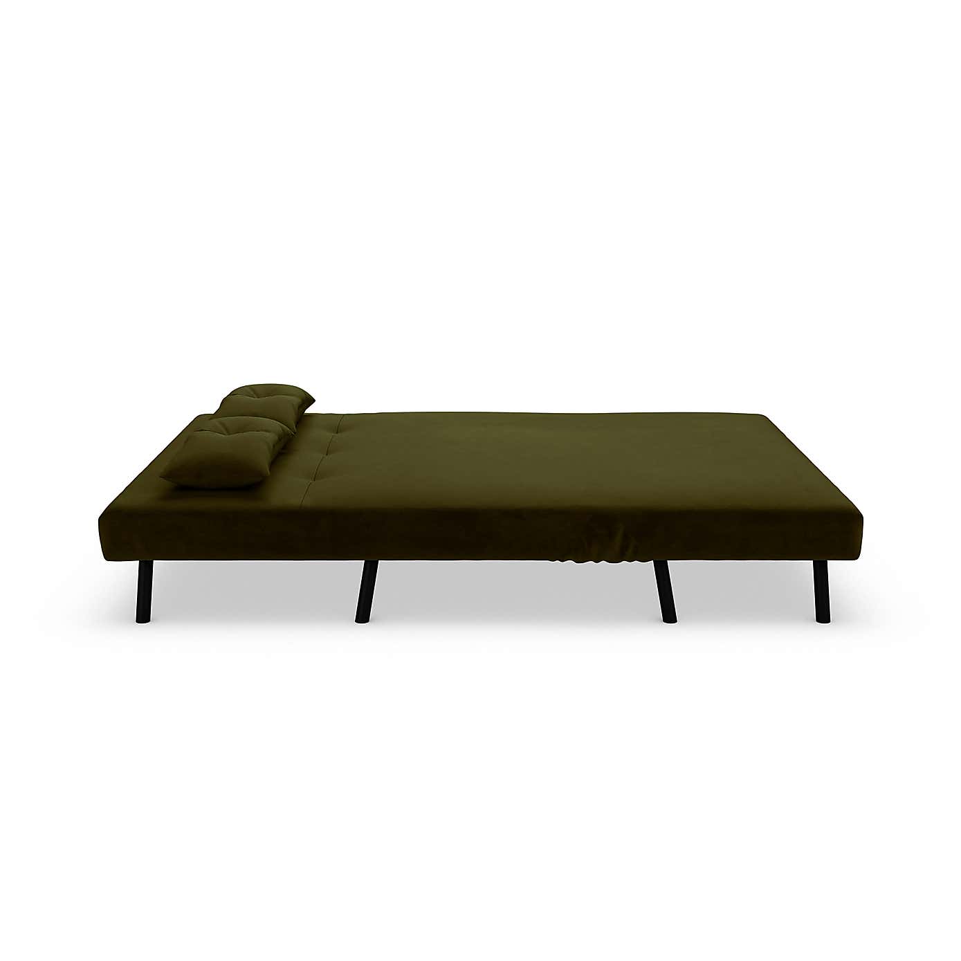 Phoebe Velvet Double Sofa Bed