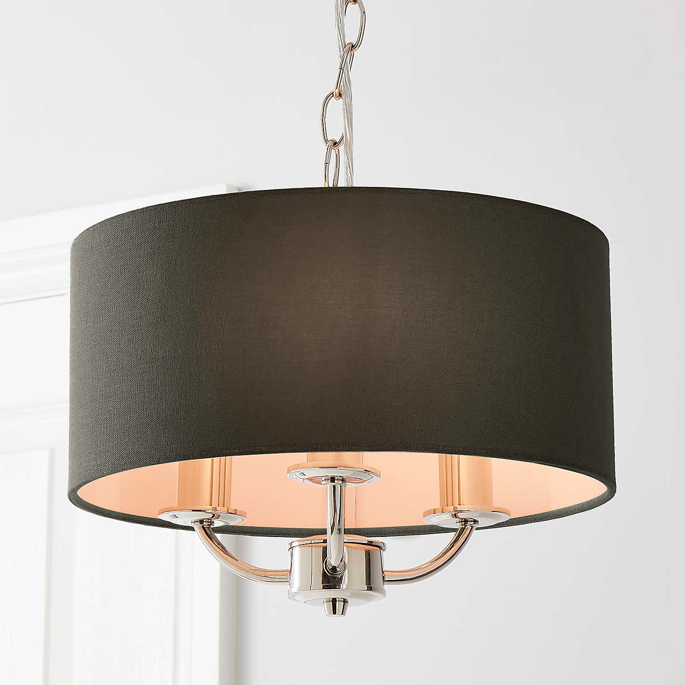 Preston 3 Light Pendant Ceiling Fitting