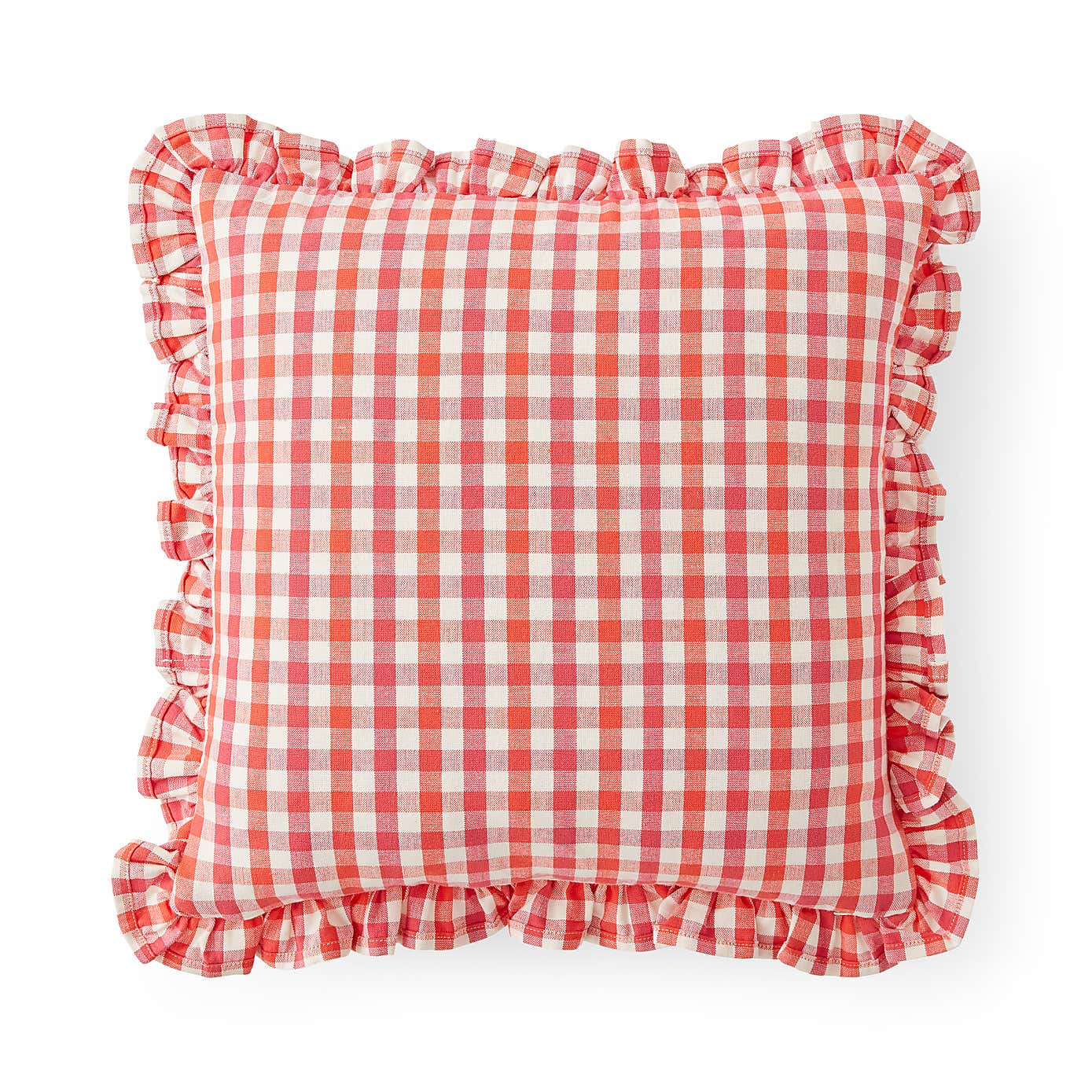 Sophie Robinson Mini Picnic Plaid Square Cushion
