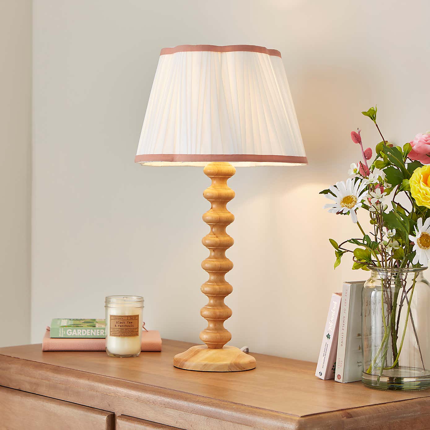 Charming Pleated Easy Fit Lamp Shade