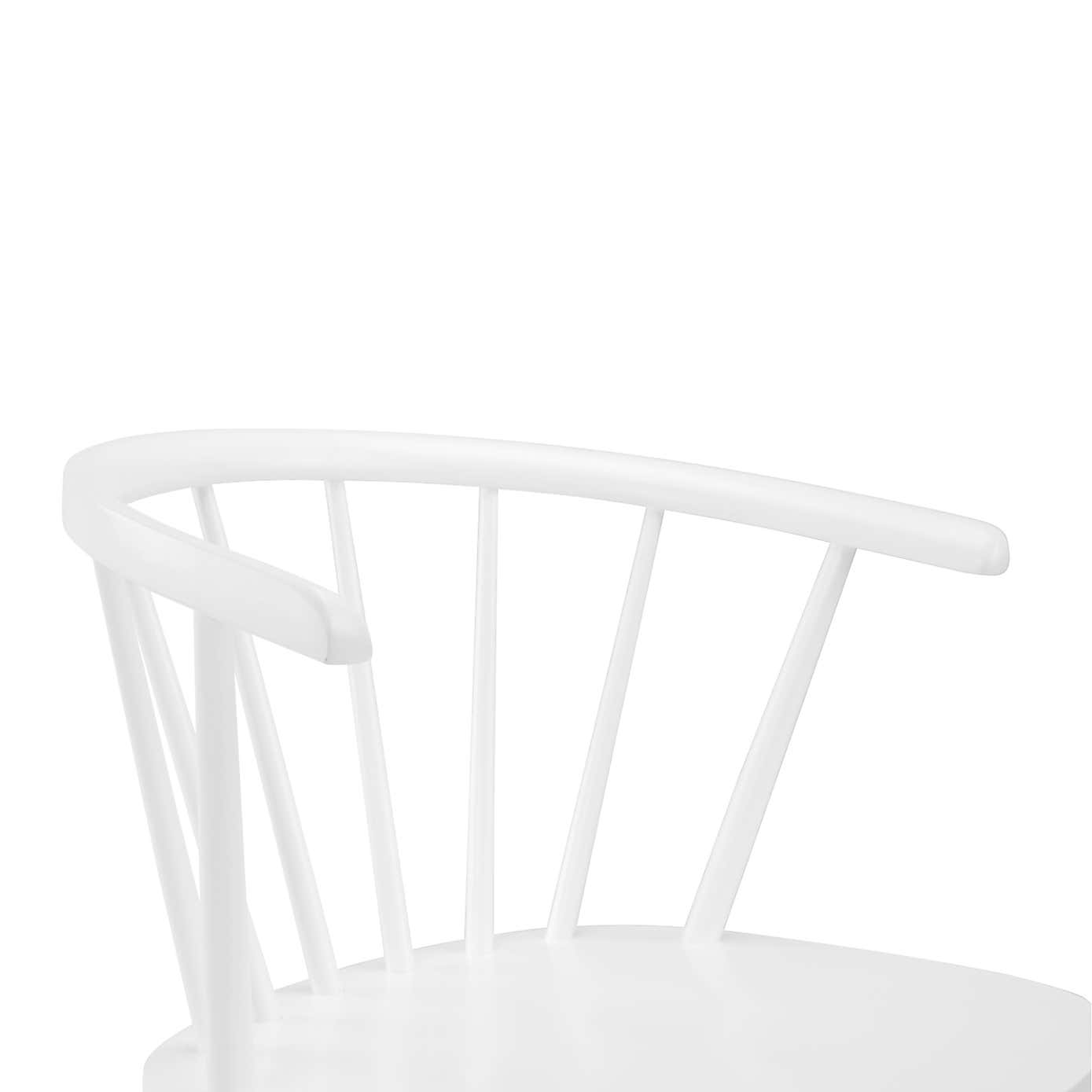 Modena Set Of 2 Dining Chairs, Rubberwood
