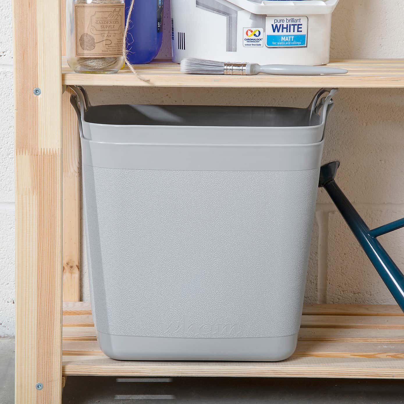 Wham Flexi-Store Set of 2 Grey Tubs