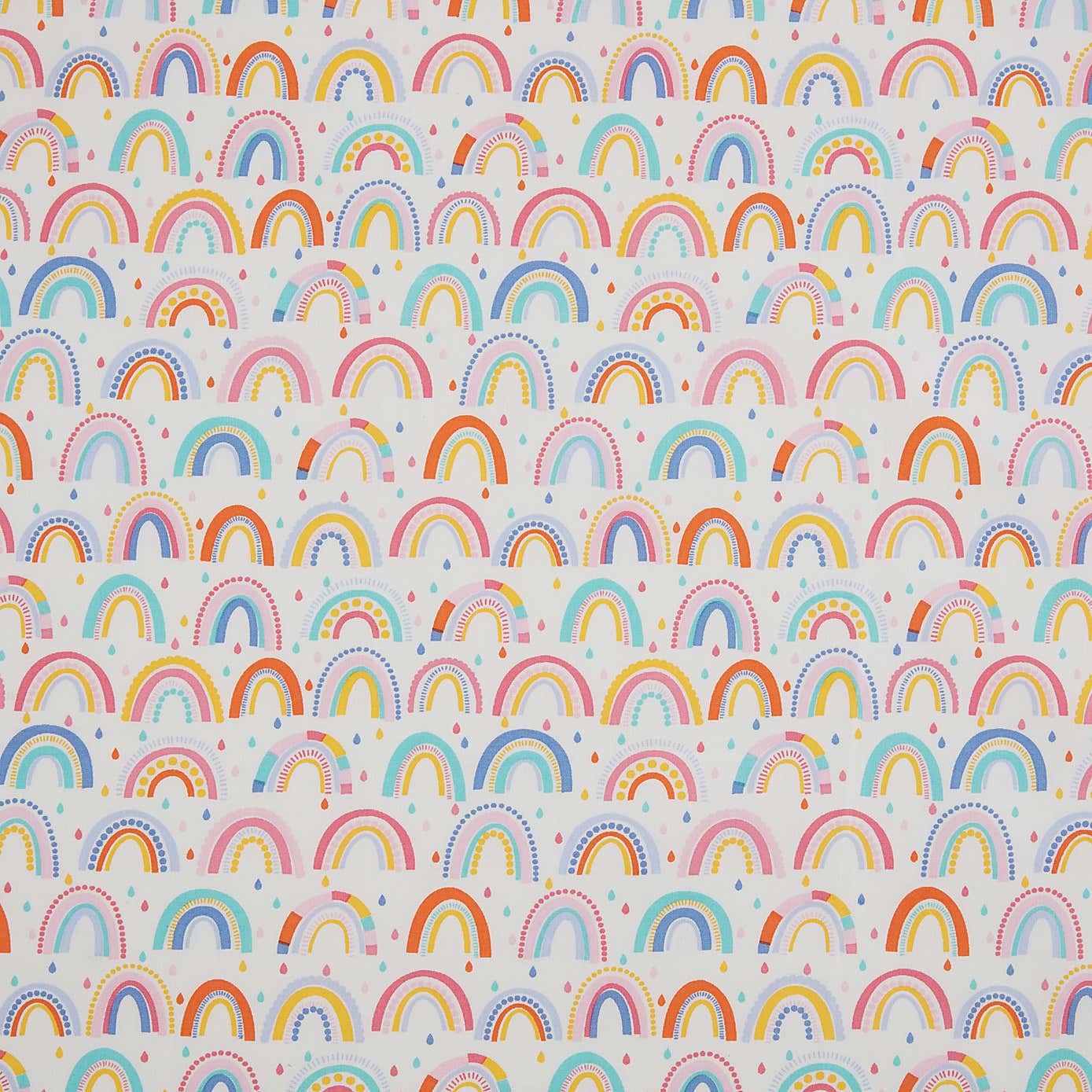 Kids Rainbow Cotton Fabric