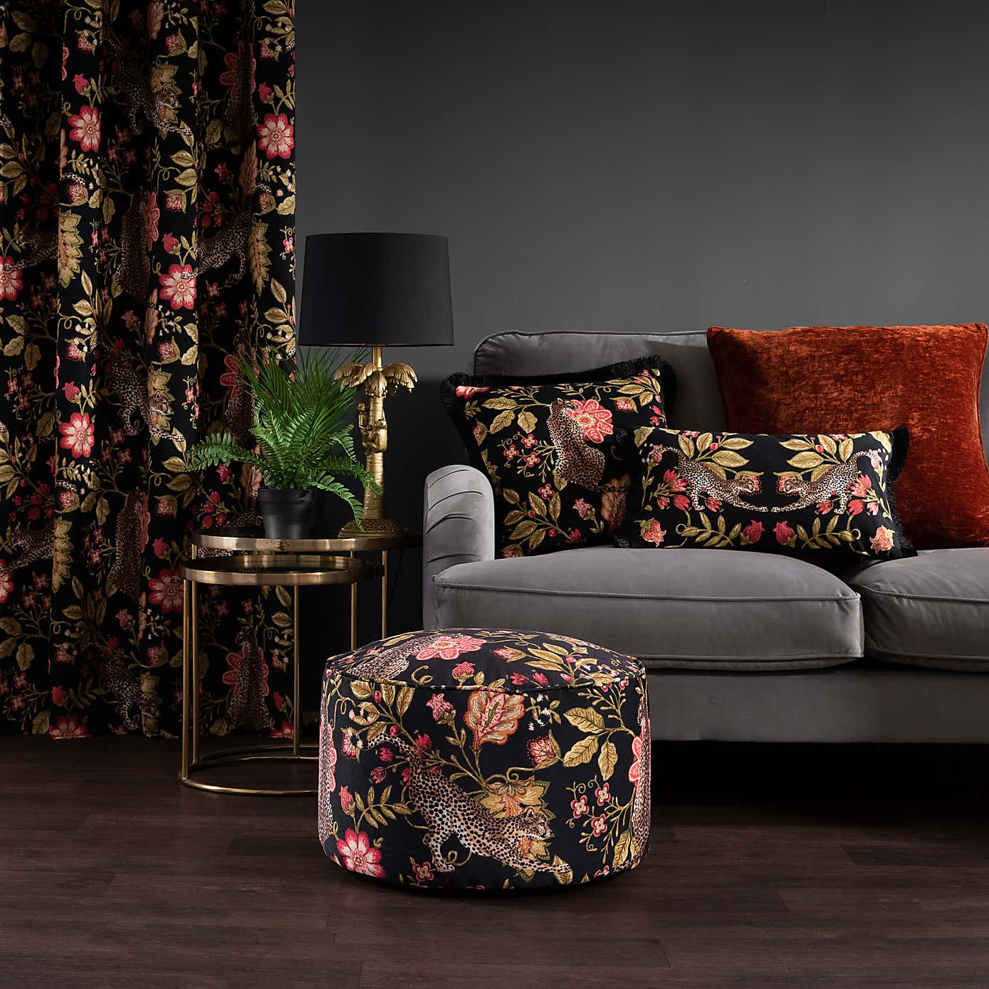 Paradise Cheetah Pouffe