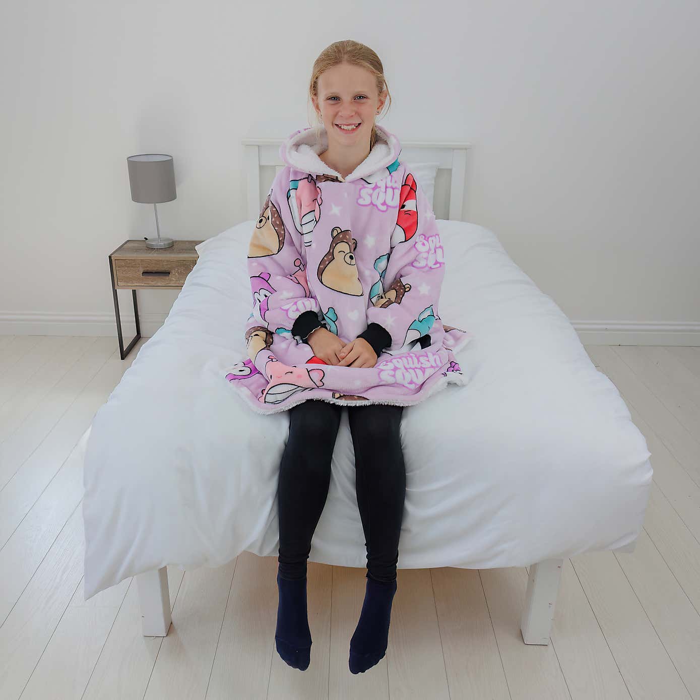 Squishmallows Bright Hooded Wearable Fleece