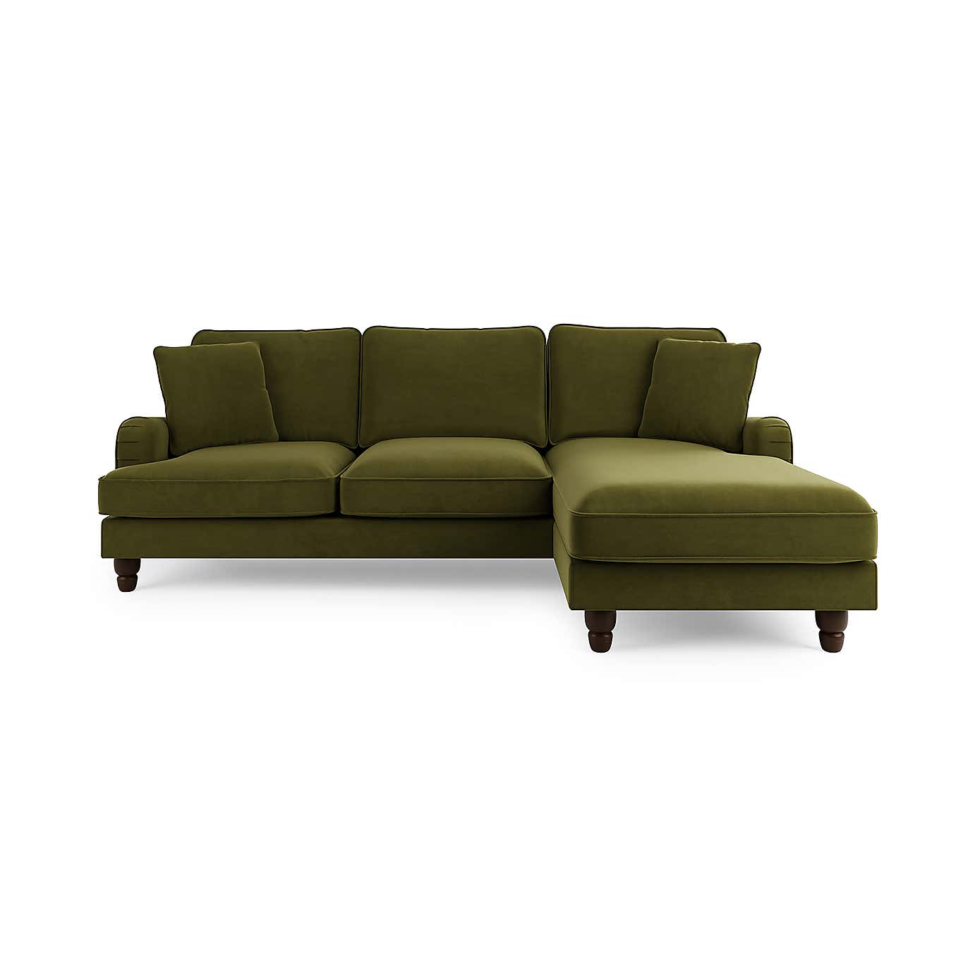 Beatrice Velvet Left Hand Corner Sofa