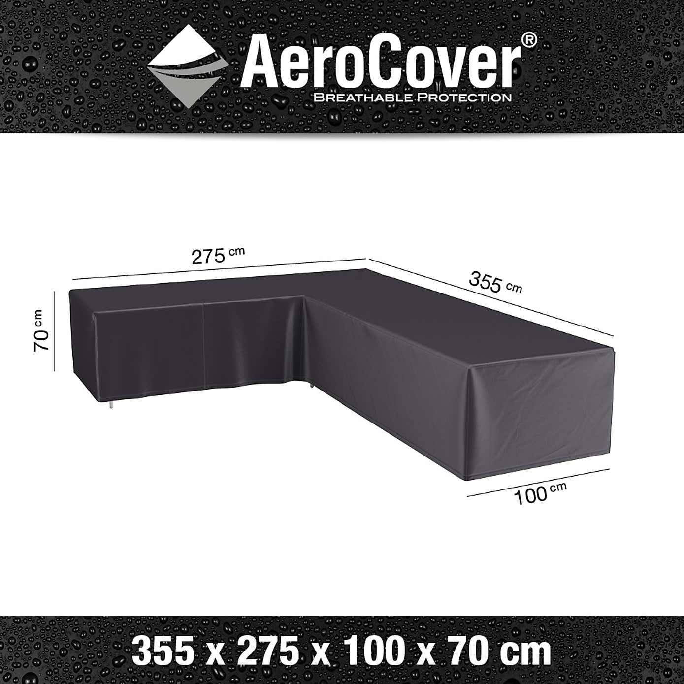 Aerocover Lounge Set Right Hand L Shape Cover