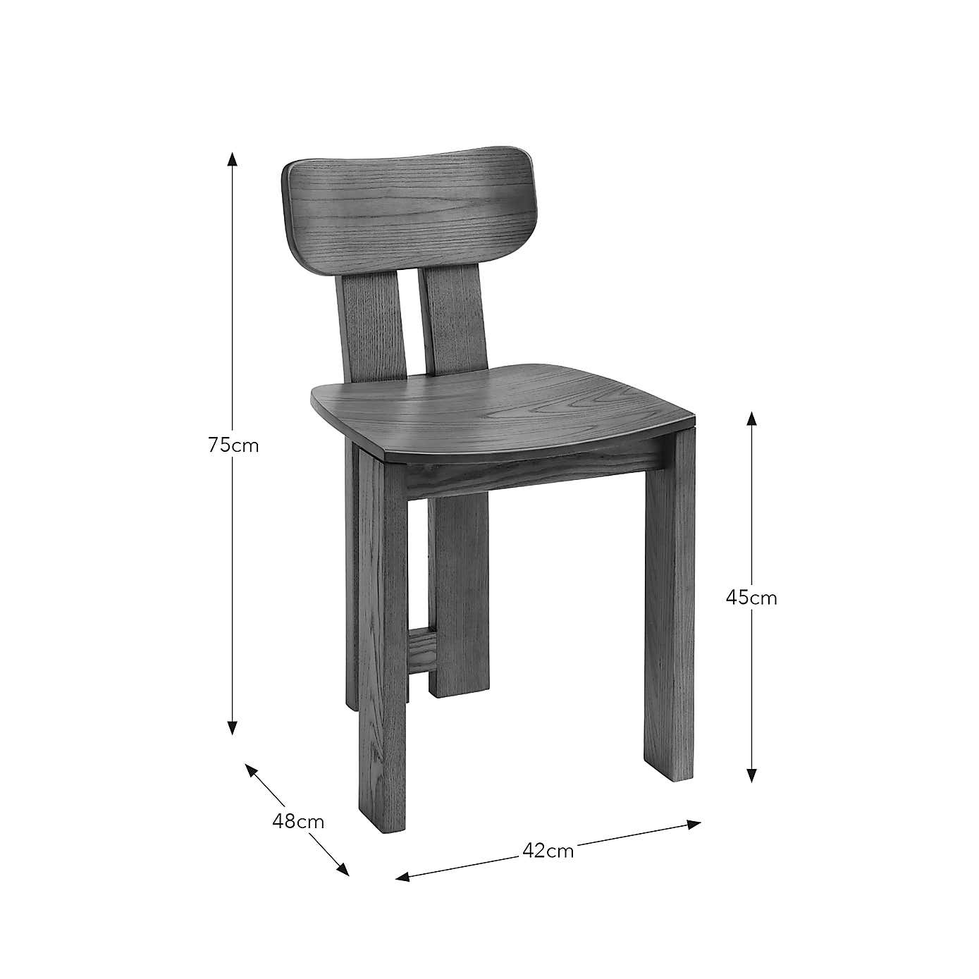 Cairo Stained Ash Dining Chair