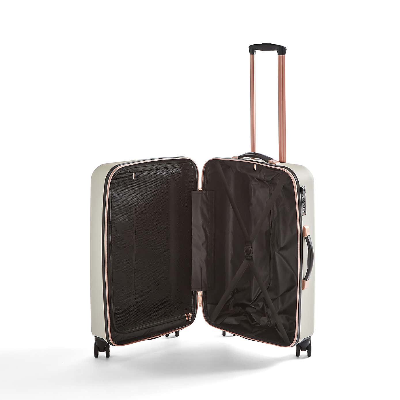 Scalloped Hard Shell Suitcase